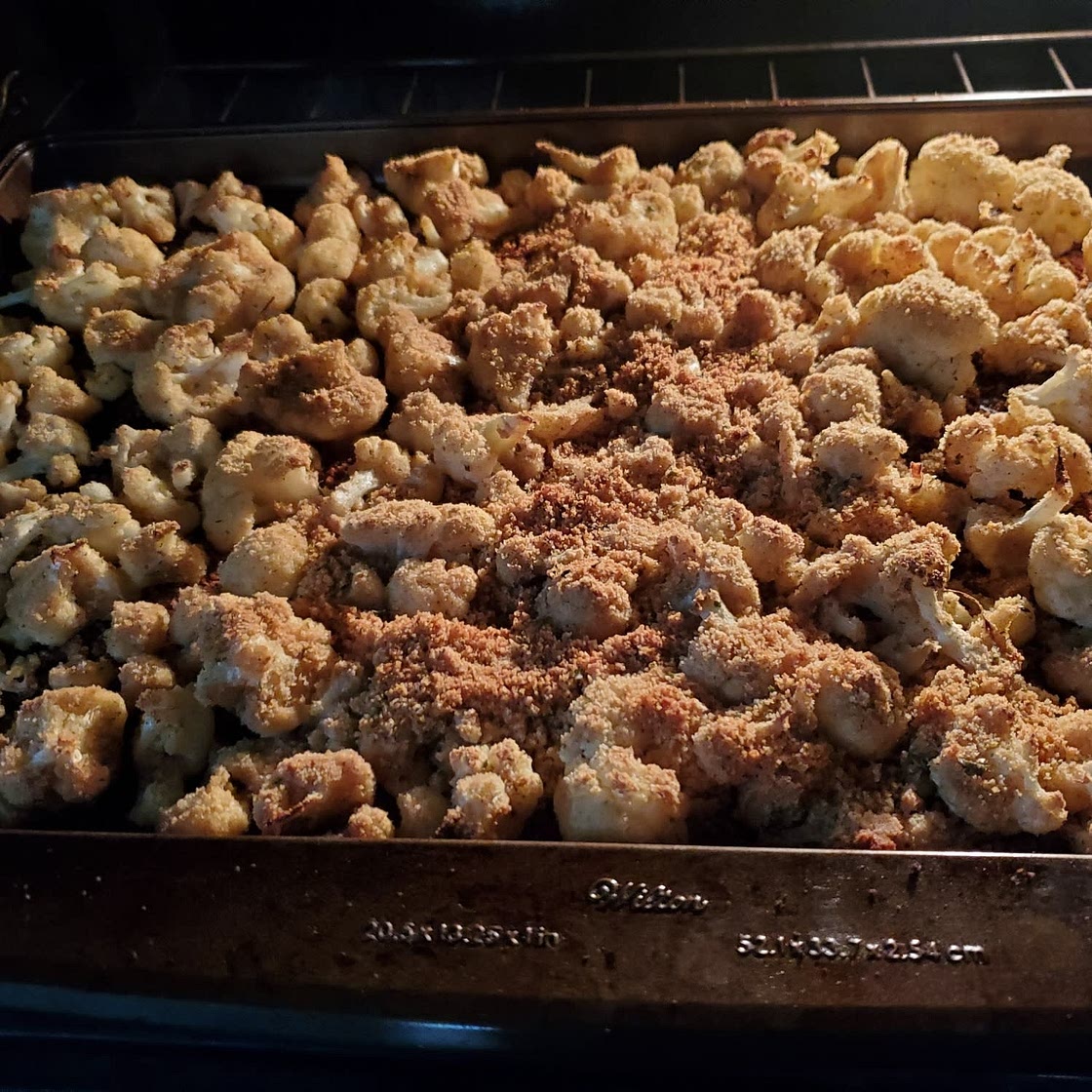 Roasted Garlic Parmesan Cauliflower recipe