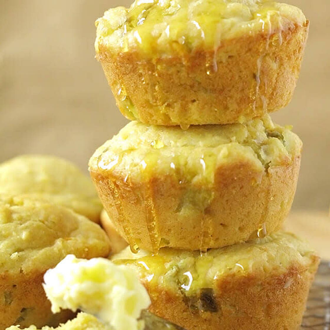 Honey Cornbread Muffins