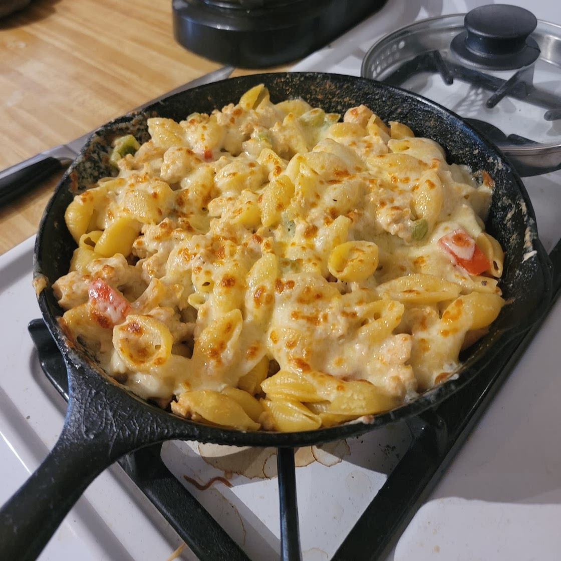Philly Chicken Cheesesteak Casserole