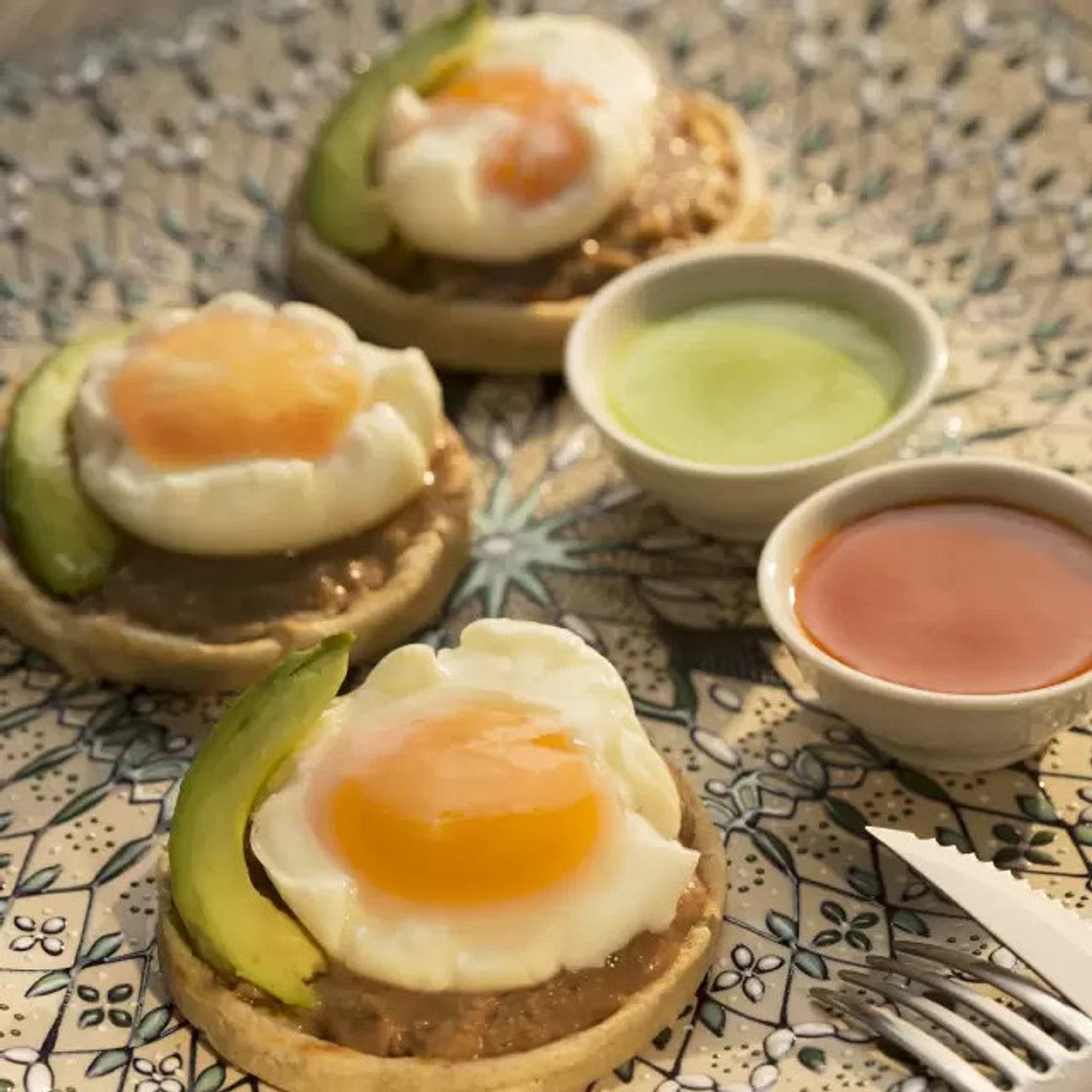 Sopes de Huevo Poche