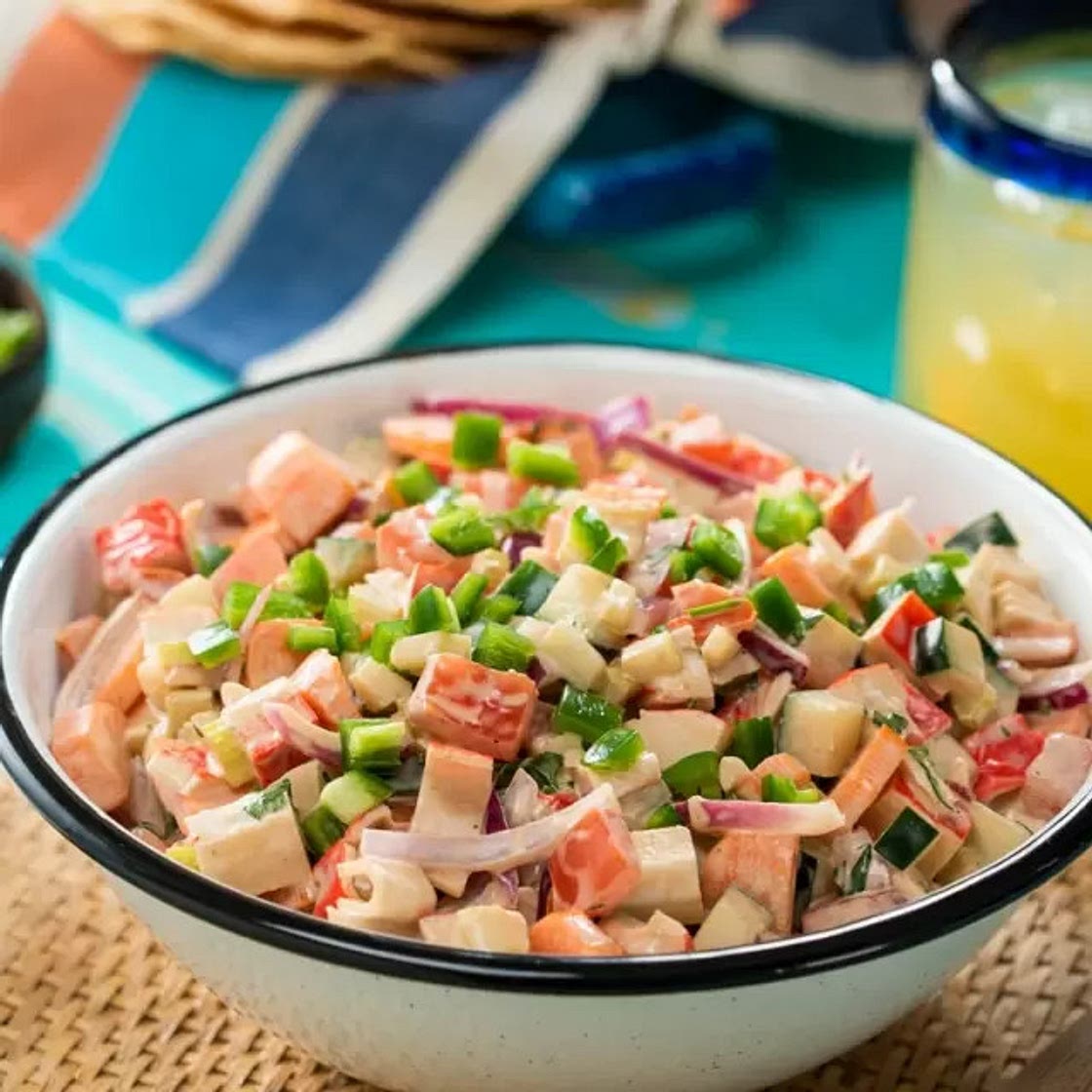 Ensalada de Surimi con Mayonesa