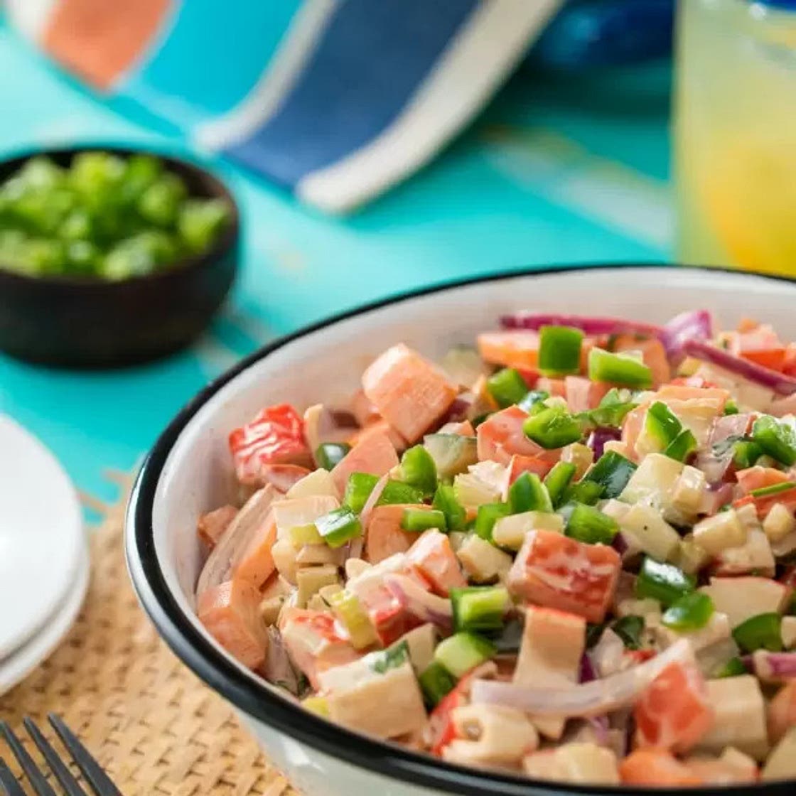 Ensalada de Surimi con Mayonesa