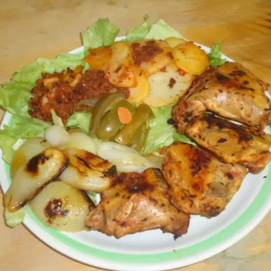 Pollo al Jardín de San Marcos