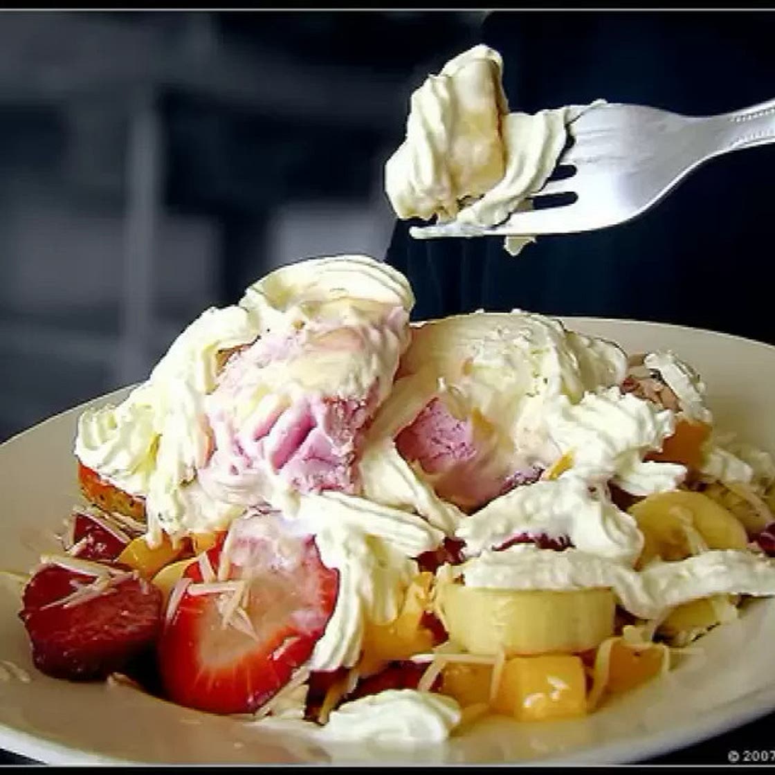 Ensalada de Frutas con Queso