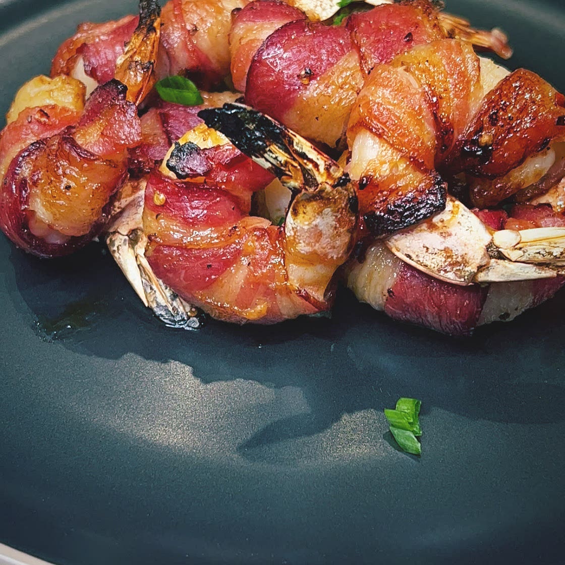 Air Fryer Bacon Wrapped Shrimp