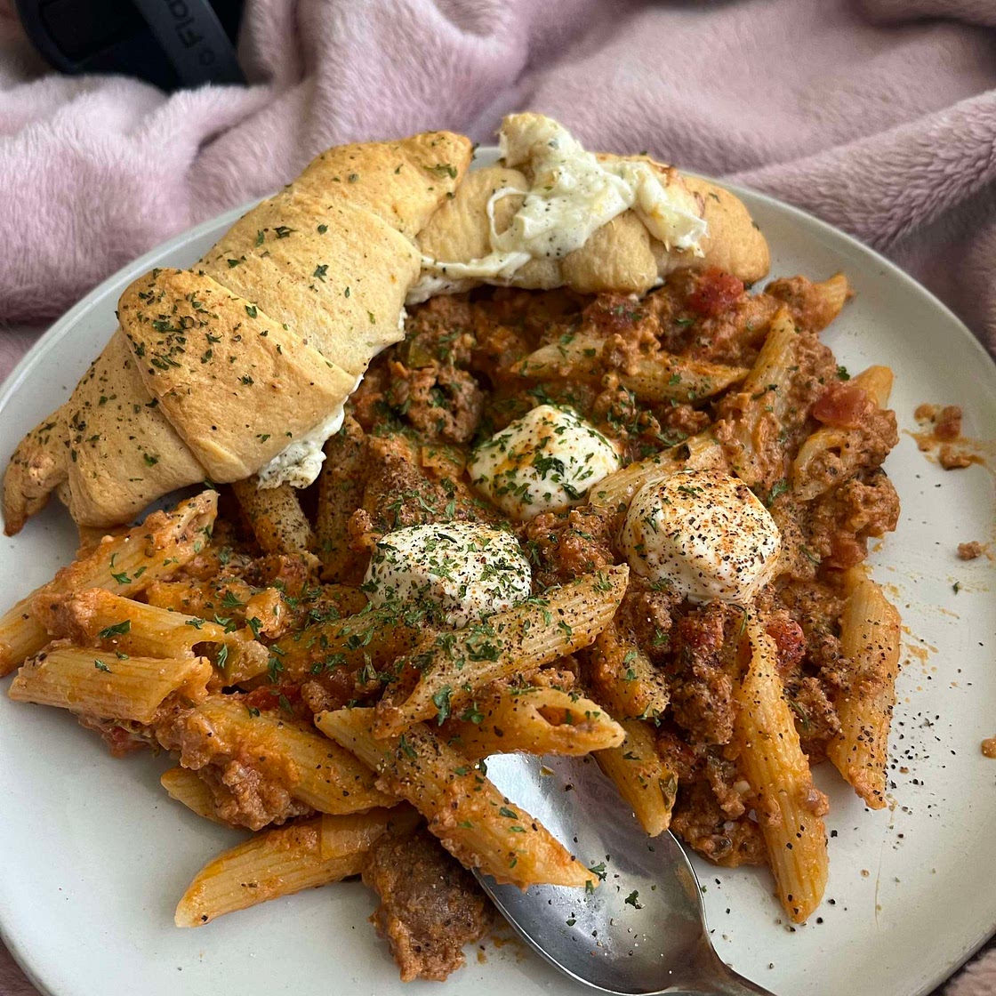 creamy tomato penne pasta