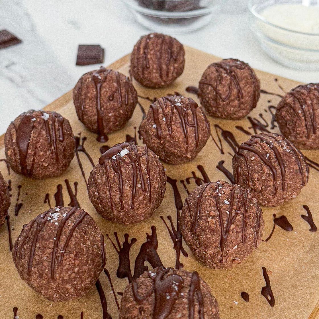 Choc Bounty Protein Balls