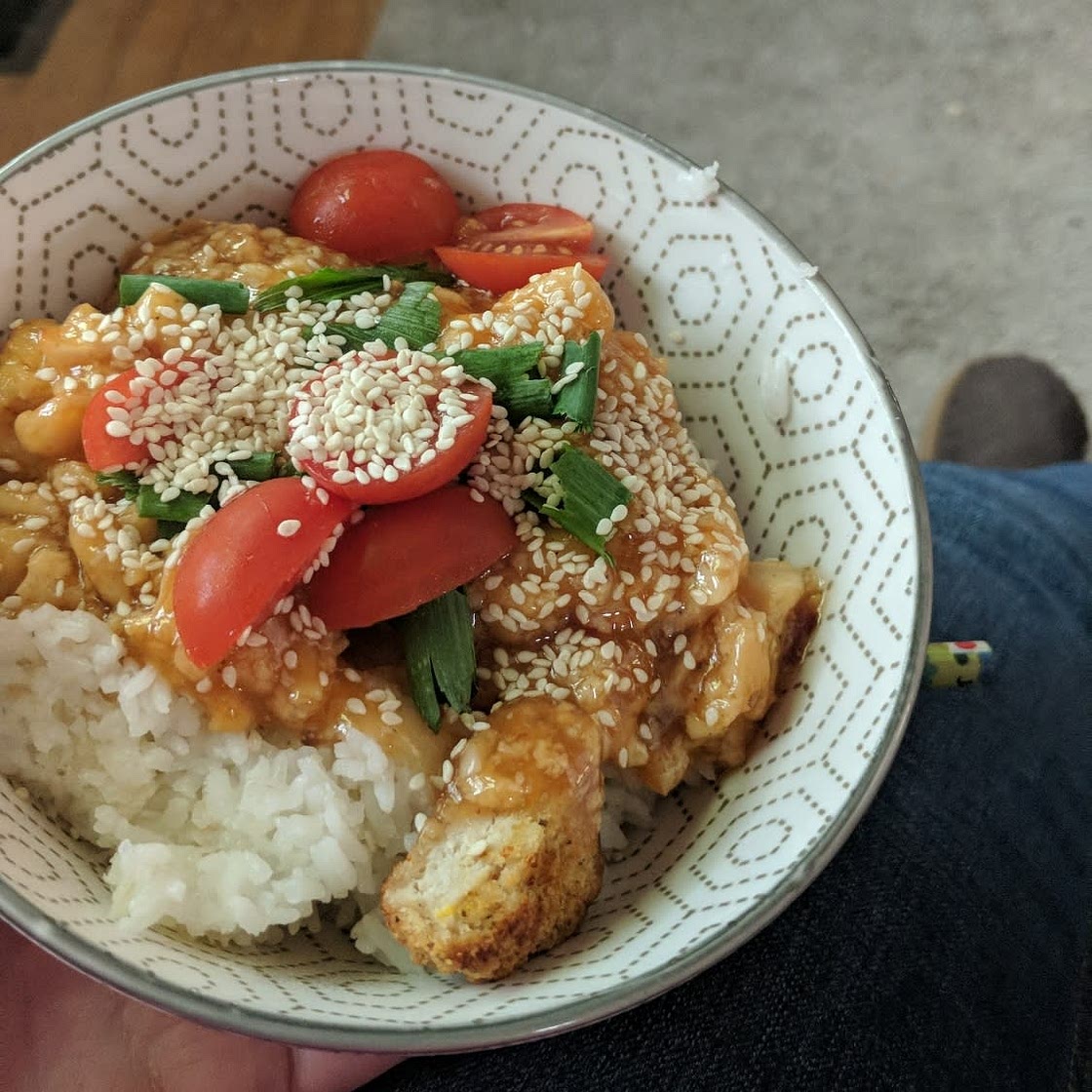 Thai sweet chili inspired tofu