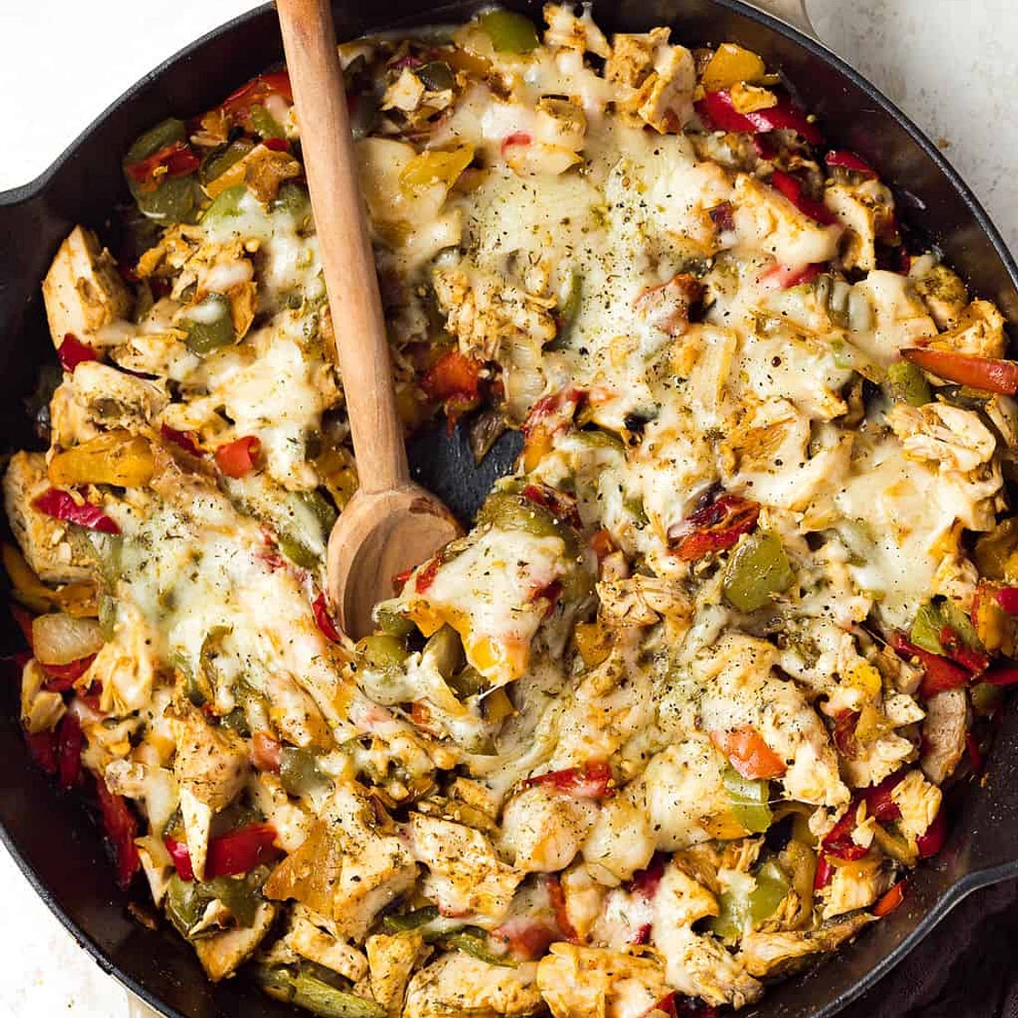 Chicken Cheesesteak Skillet