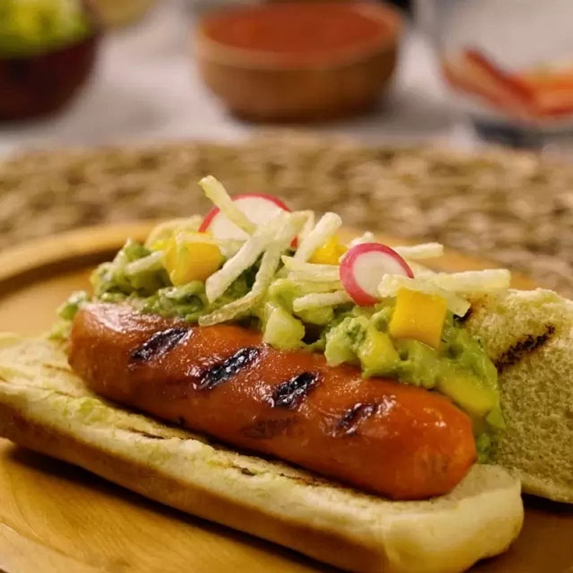 Delicioso Hot dog Vegano