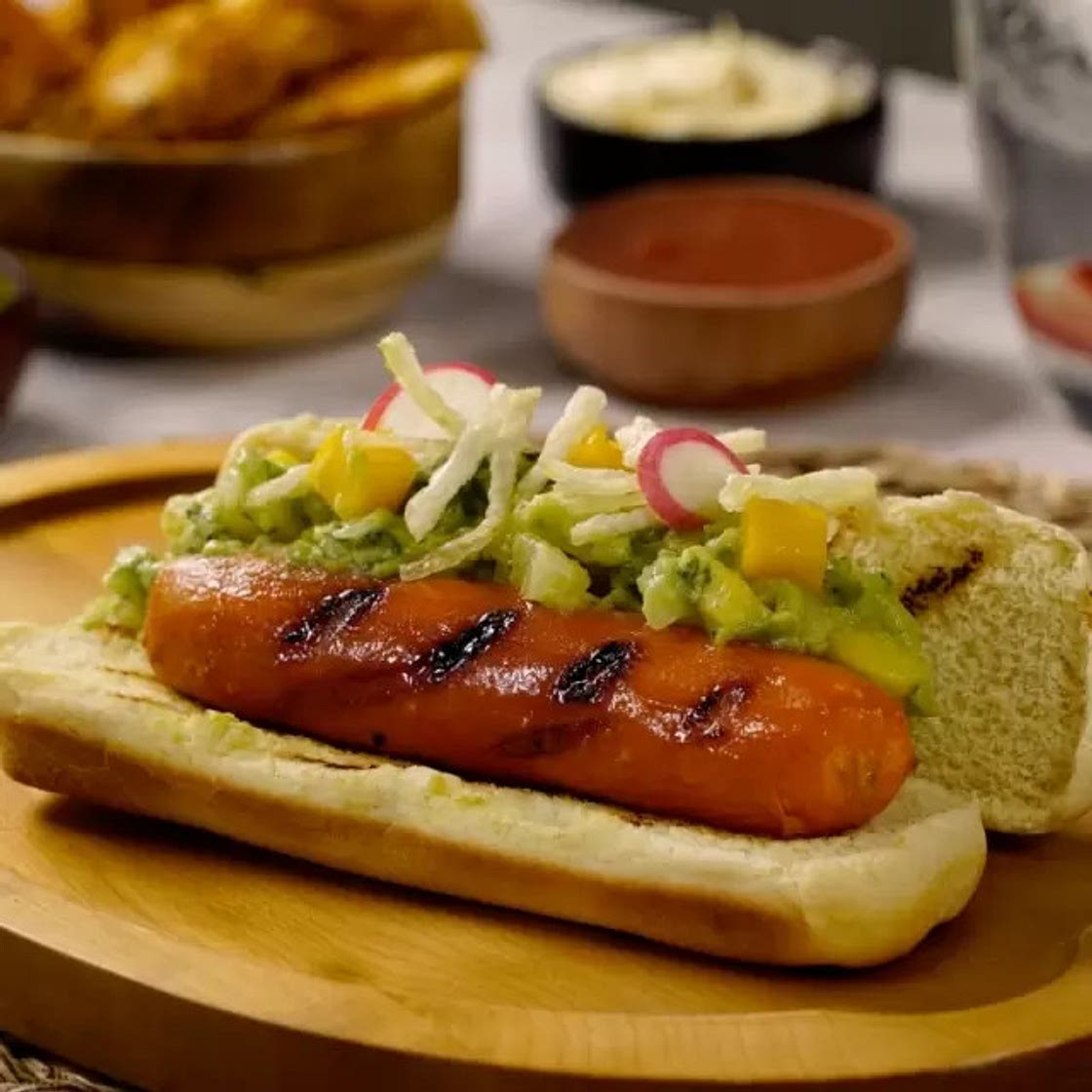 Delicioso Hot dog Vegano