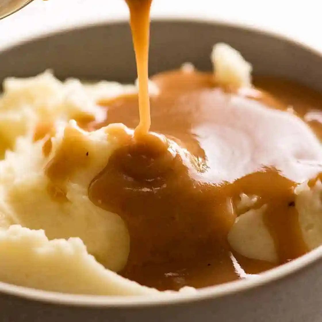 mashed potato and gravy