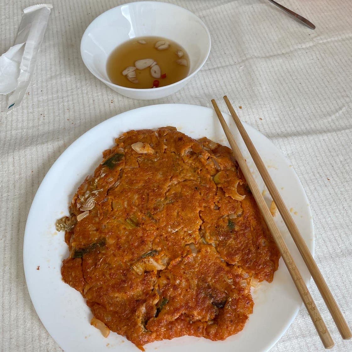 Kimchijeon (kimchi pancakes)