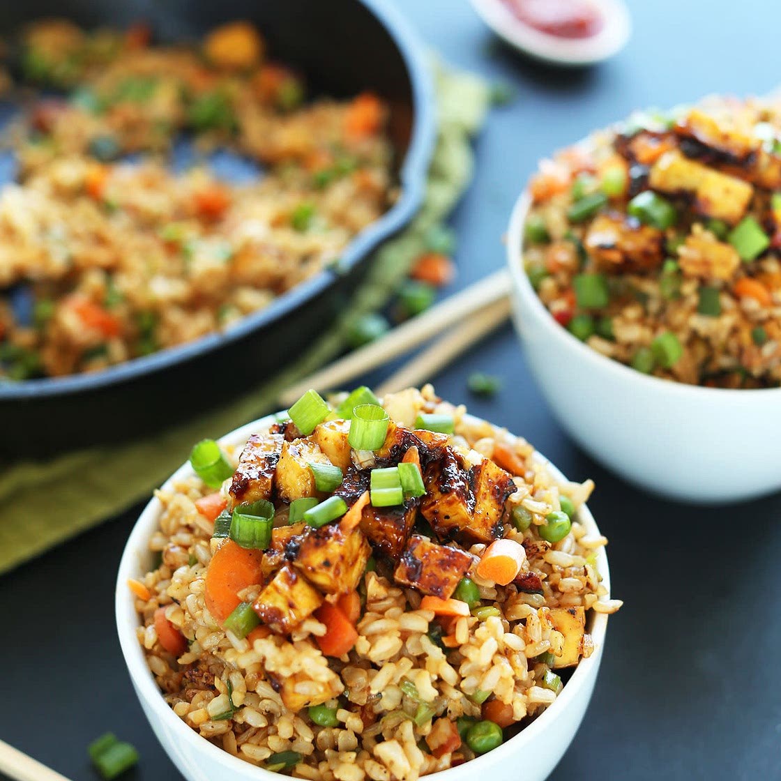 Vegan fried rice
