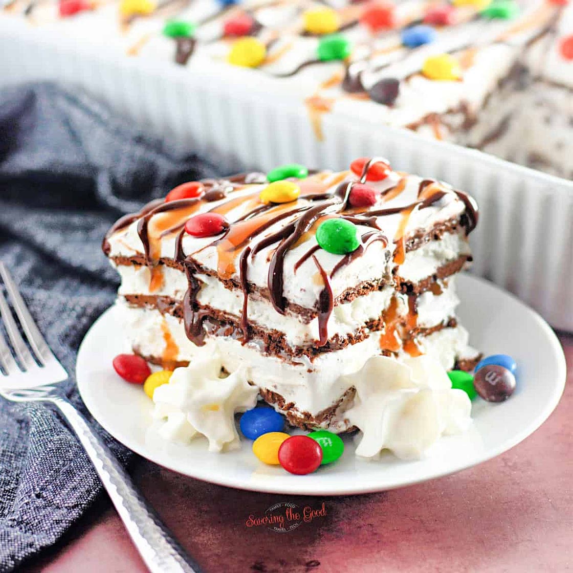 3 Ingredient Ice Cream Sandwich Cake