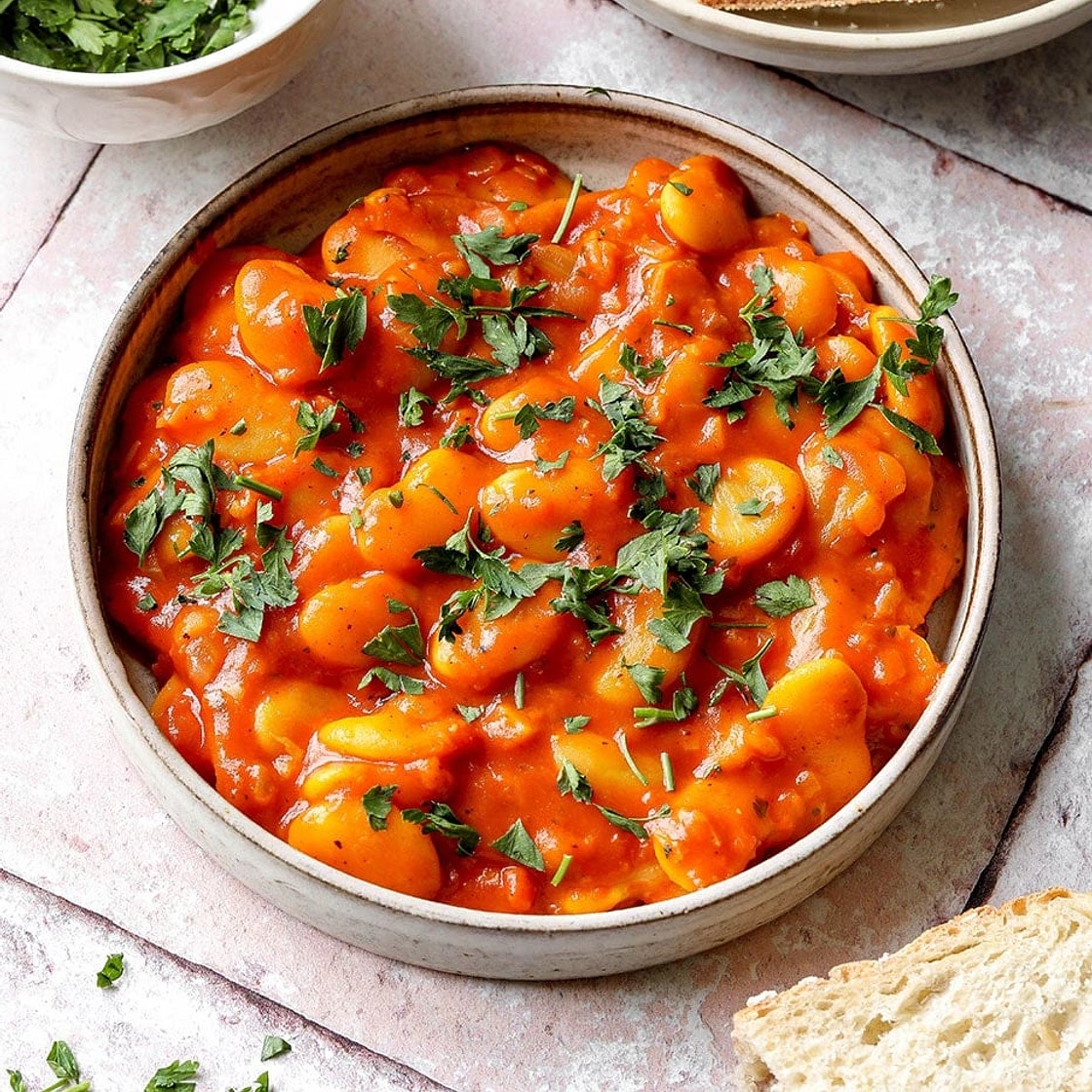 Middle Eastern Butter Bean Stew