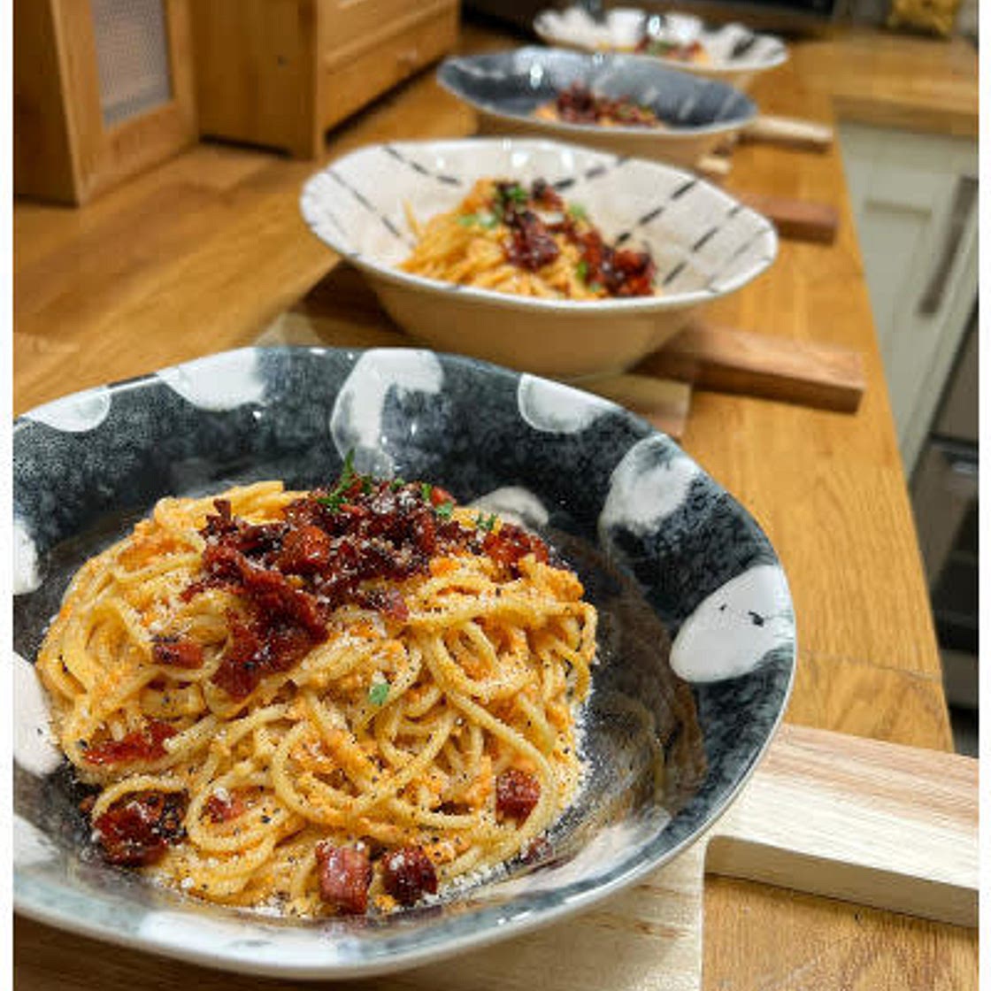 Chorizo carbonara