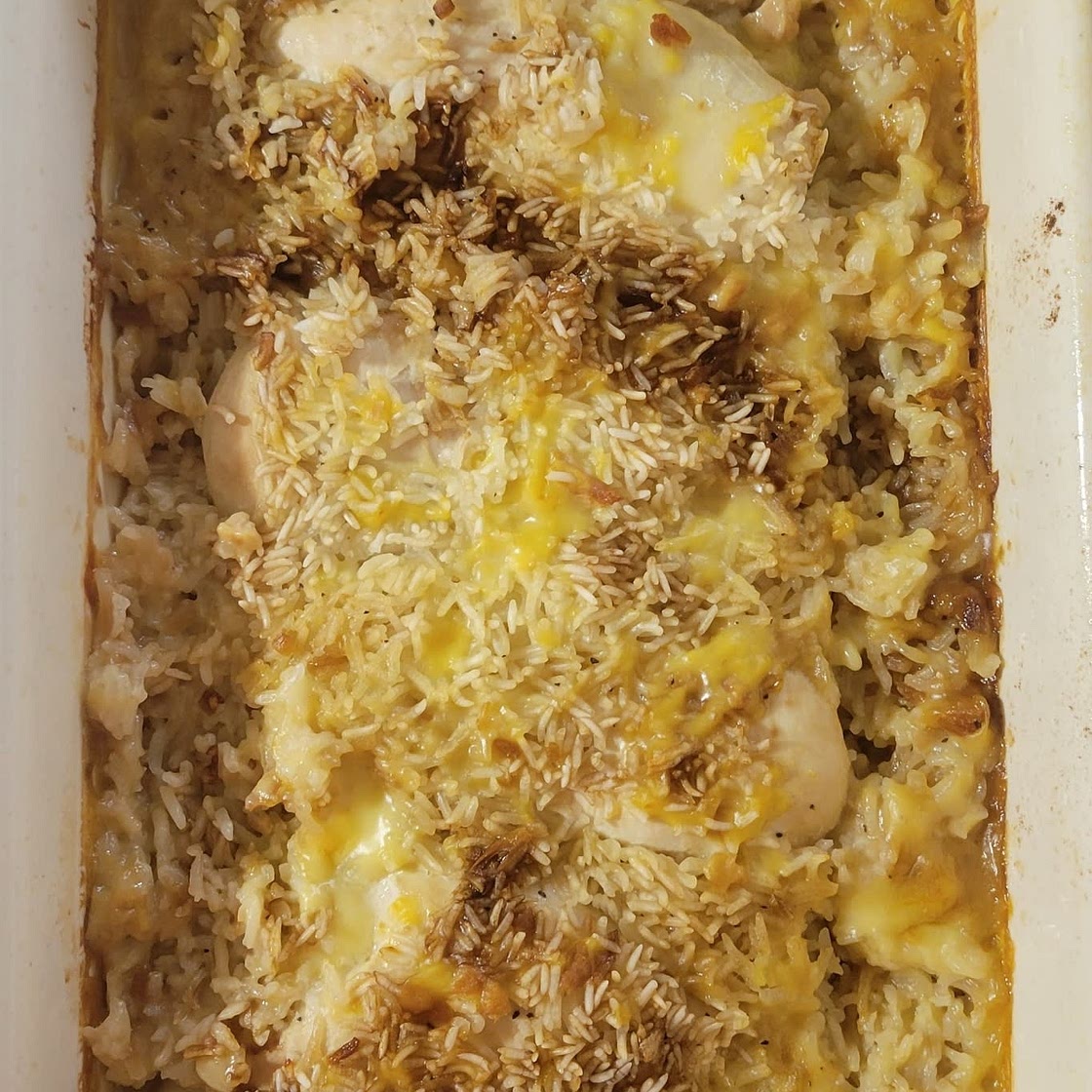 4 Ingredient Chicken & Rice Casserole