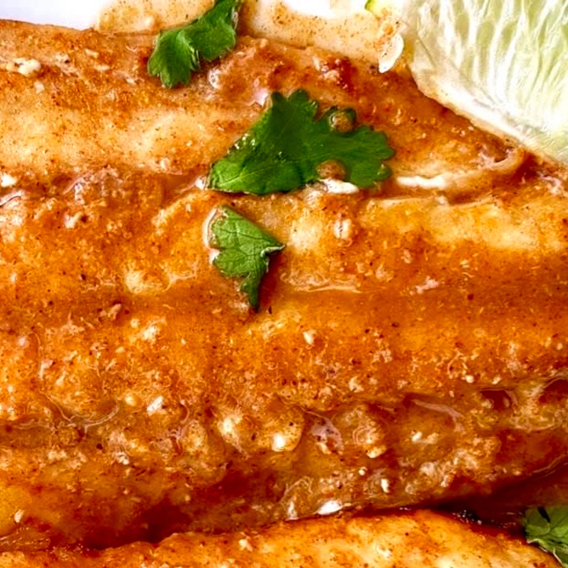 Fish Fillet Braised in Lemony Cumin Sauce