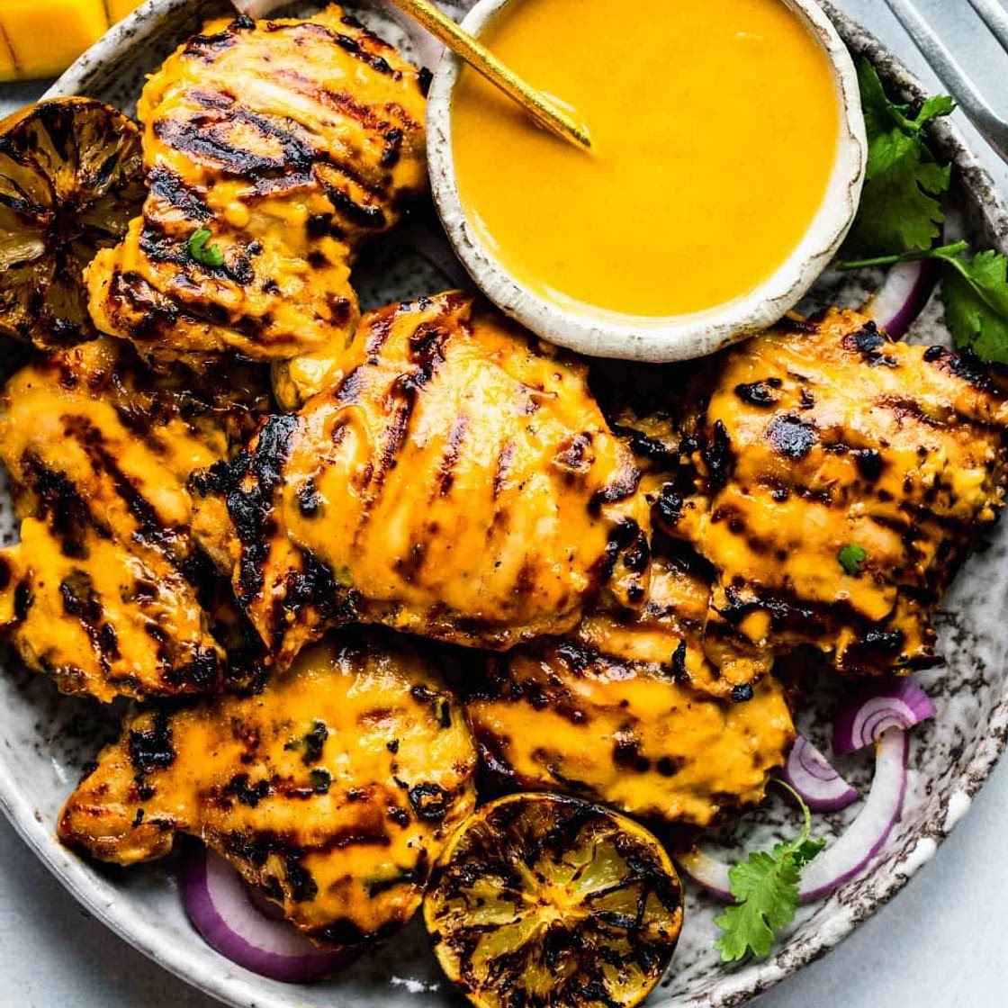 Grilled Mango Lime Chicken