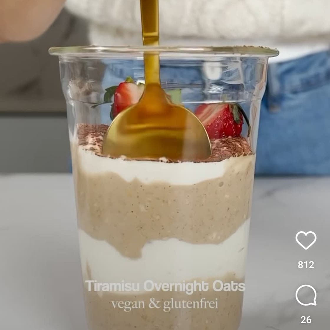 Overnight Oats Tiramisu