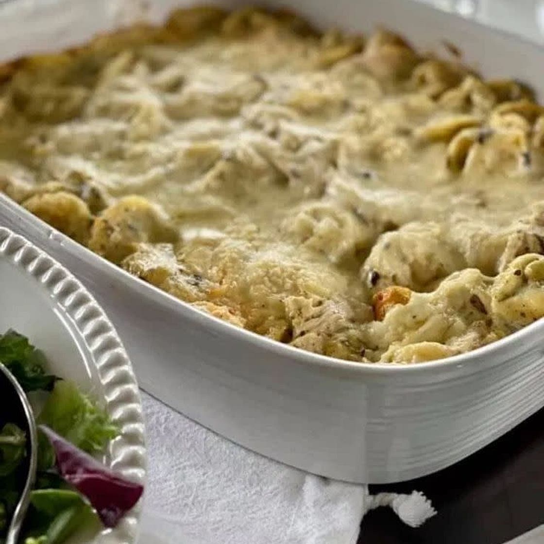 Pesto Tortellini Bake