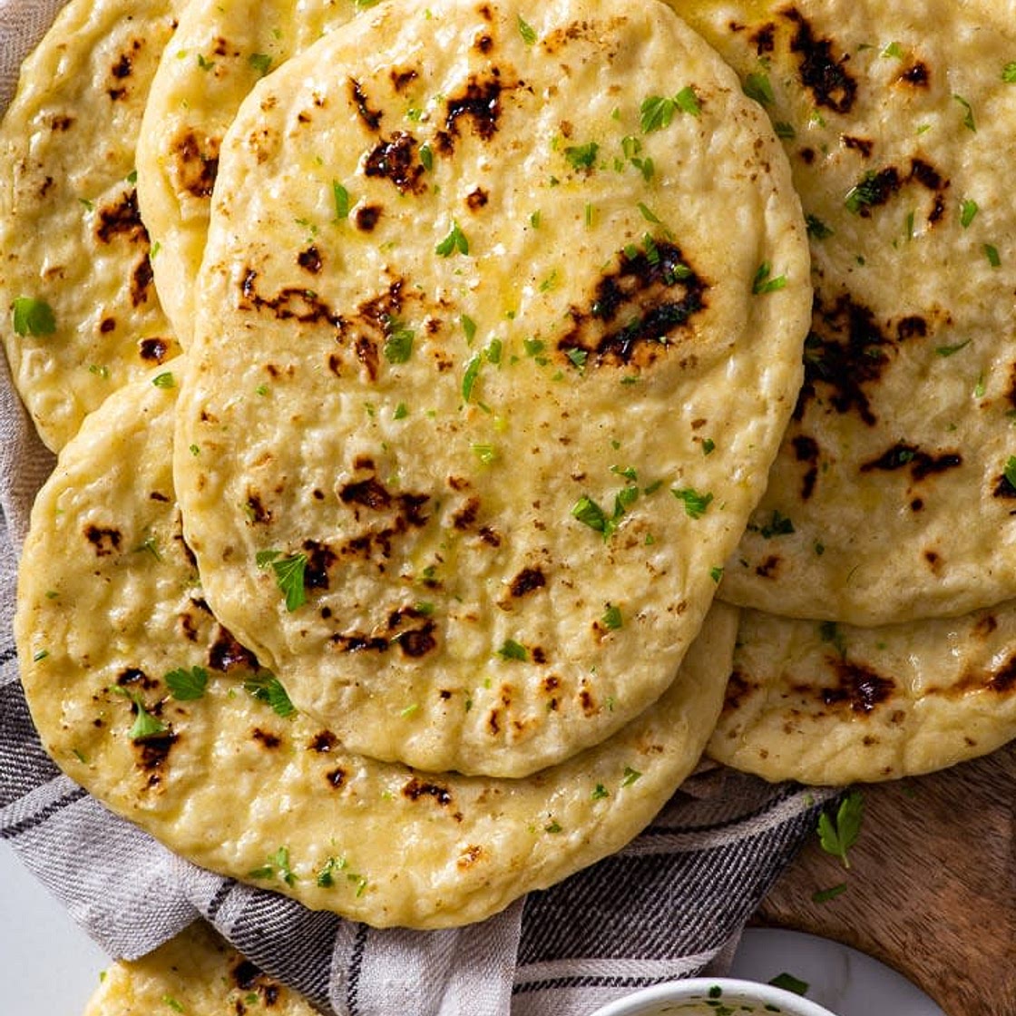 Quick & Easy Gluten Free Naan Bread (No Yeast)