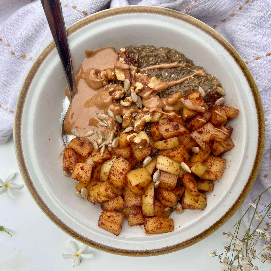 Warm Chai Chia Bowl