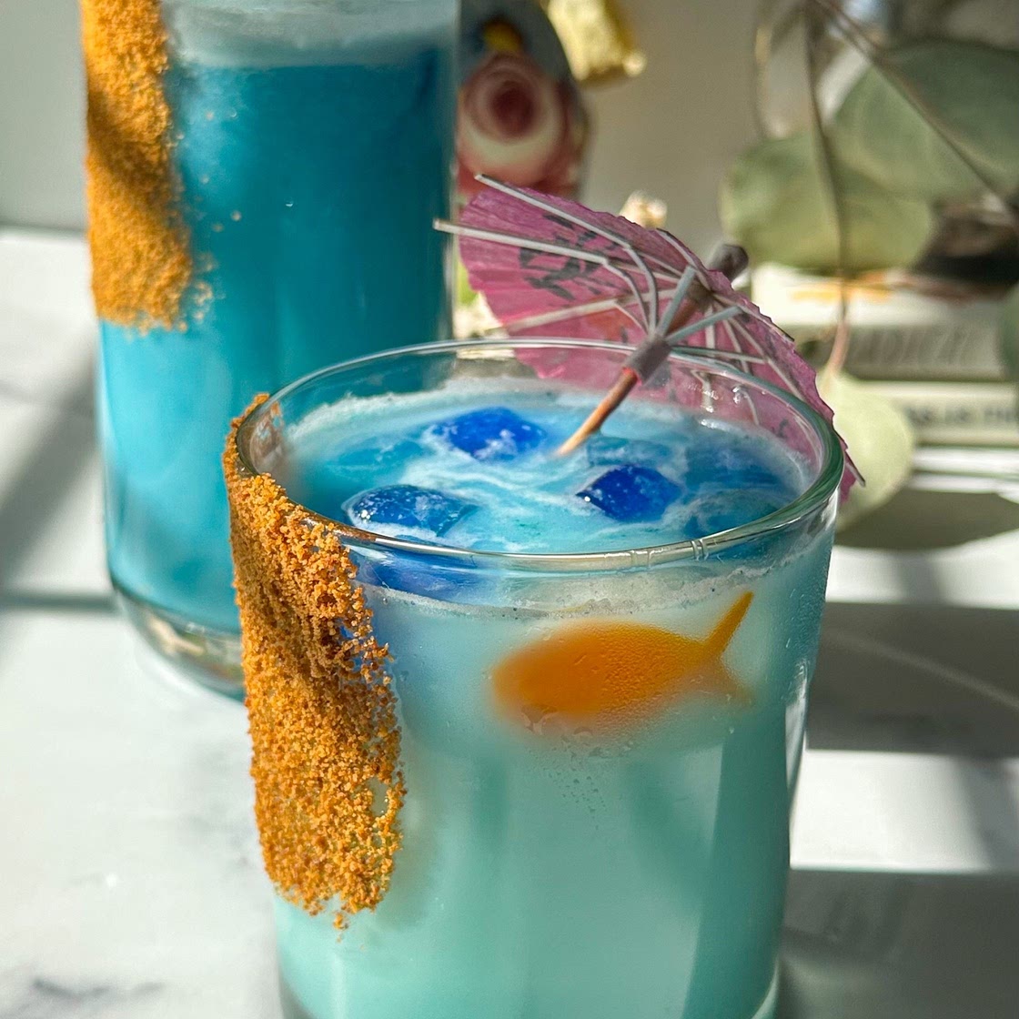 Mermaid Superfood Lemonade (Little Mermaid Mocktail)