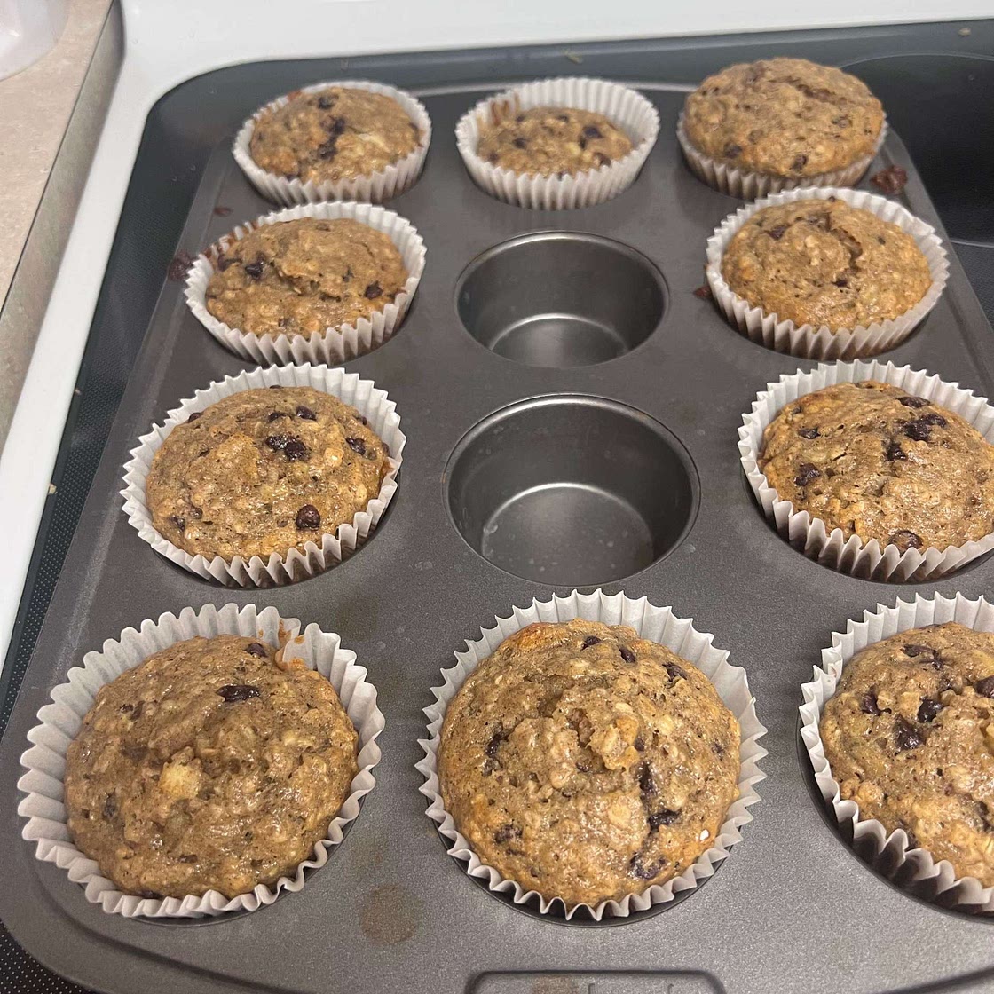 Banana Chocolate Chip Muffins