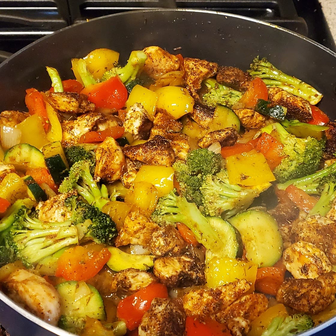 Chicken and Vegetables Skillet Recipe