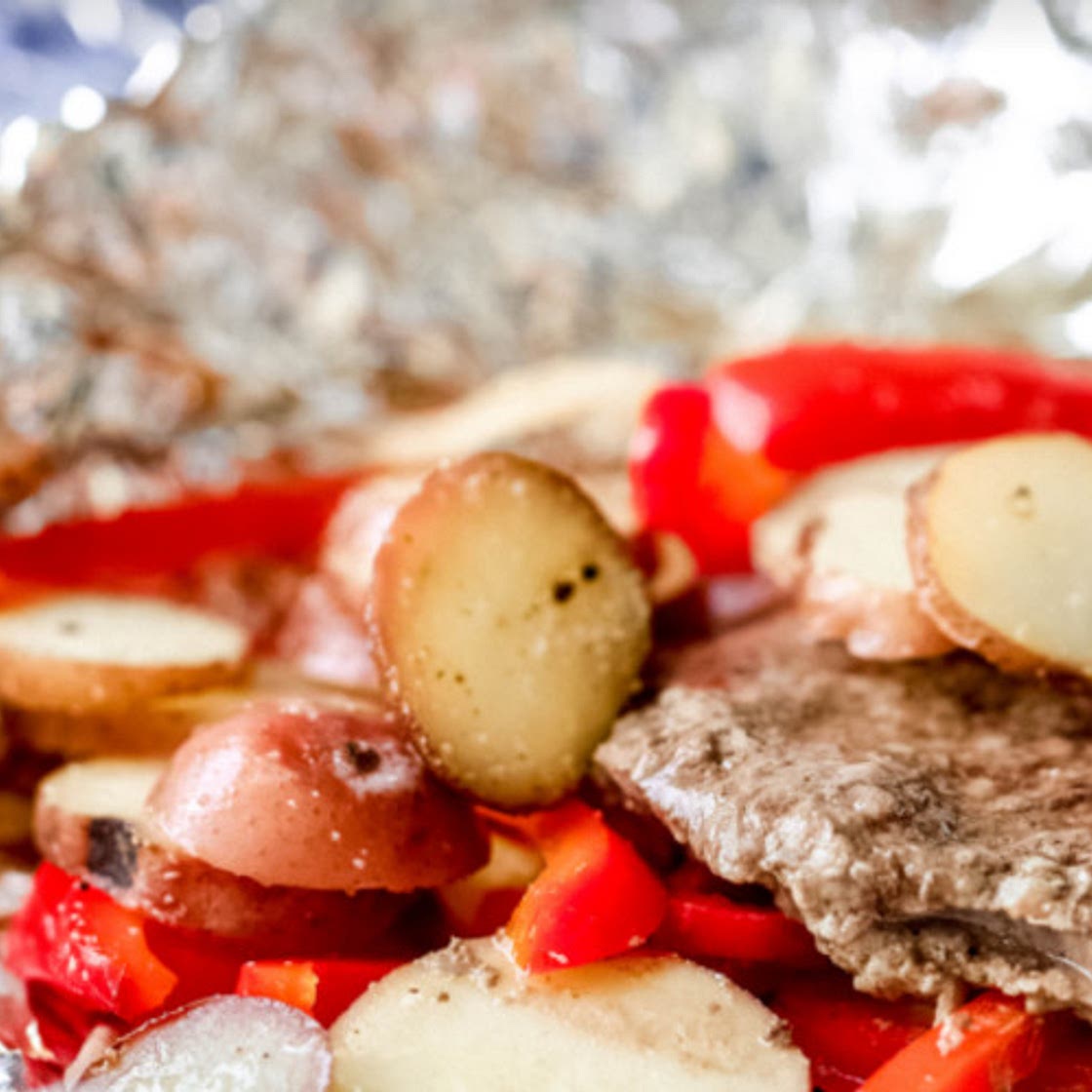 Grilled Tin Foil Dinner