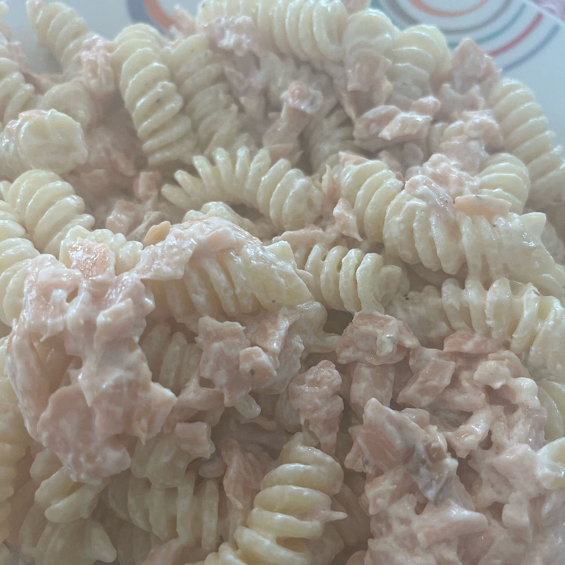 Pasta panna e salmone
