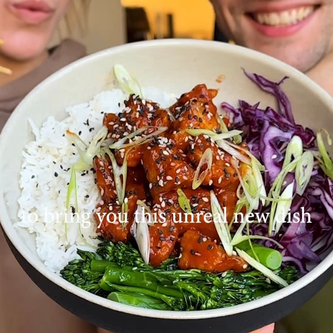 General Tso tofu bowls 