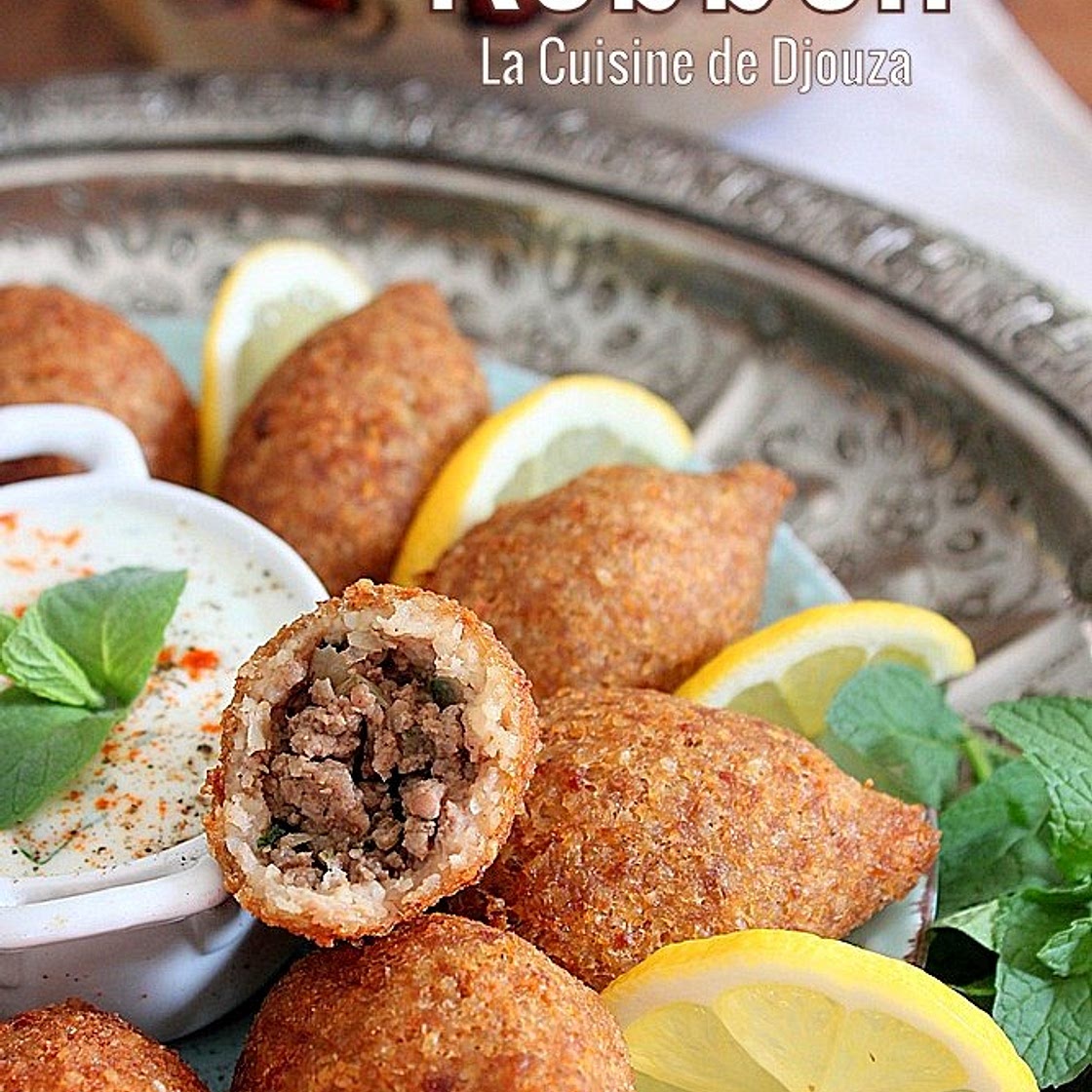 kebbé ou Kebbeh (boulettes de boulgour à la viande)
