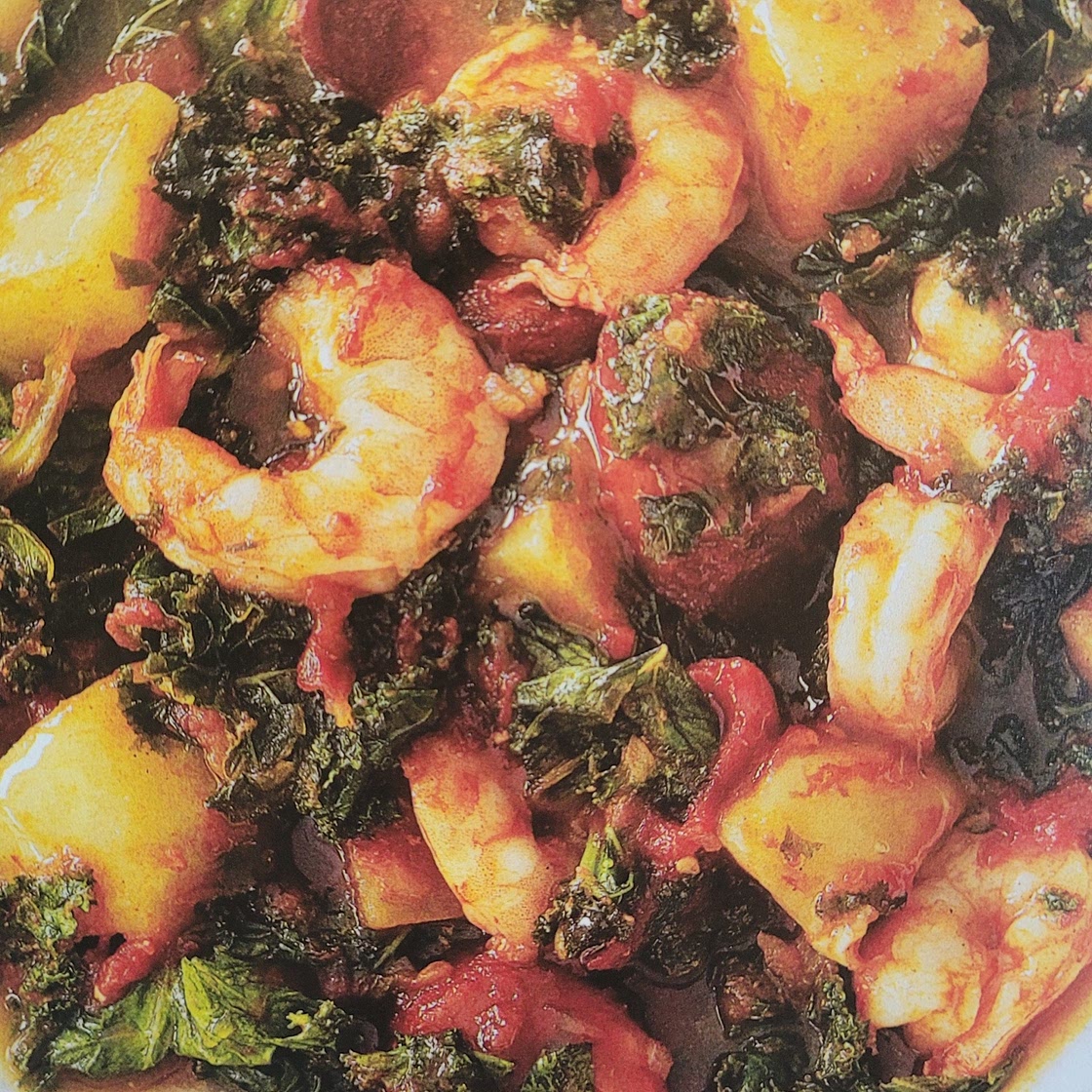 Shrimp and chorizo stew