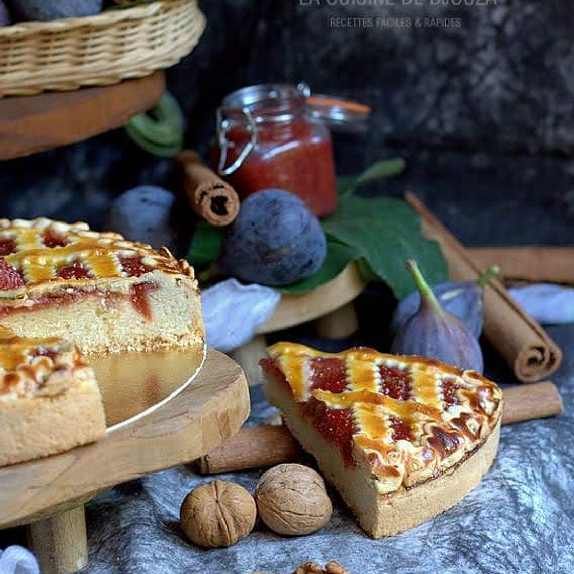 Gâteau Figues Noix et Cannelle "façon tarte Confiture"