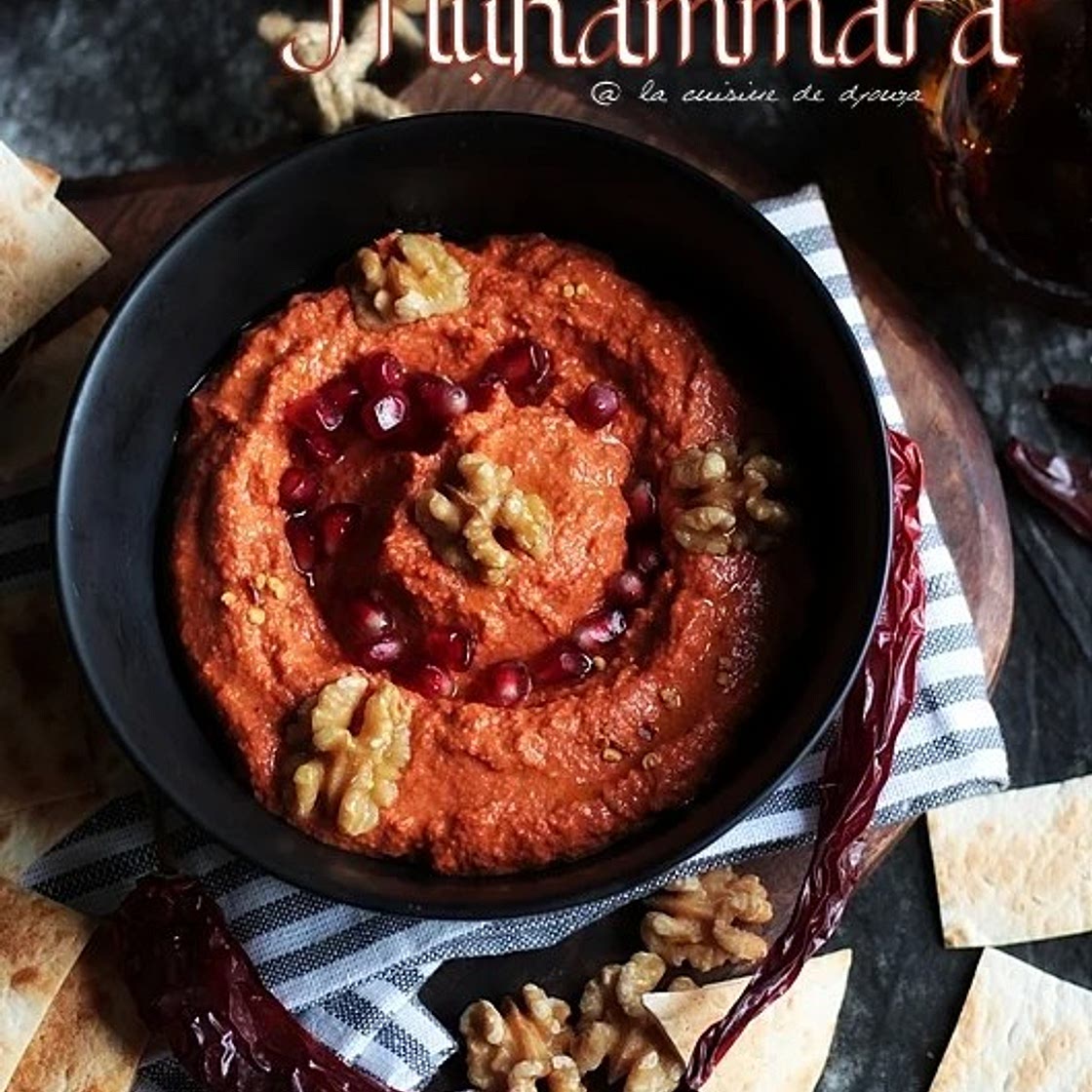 Muhammara, Crème de Poivrons Rouges aux Noix