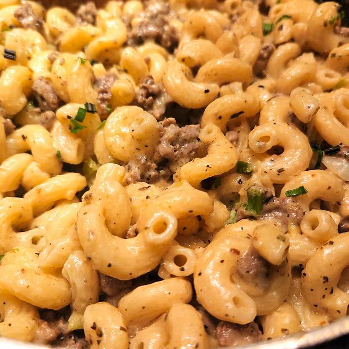Creamy Tuscan Herb & Lemon Ground Turkey Cavatappi Pasta