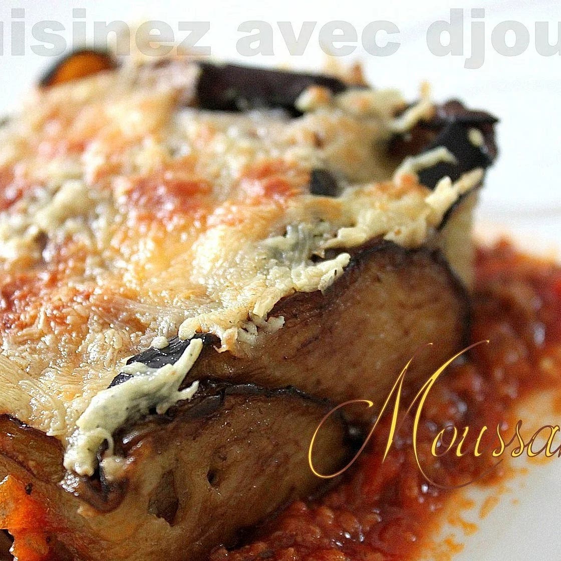 Moussaka gratin d'aubergine (à la sauce béchamel)