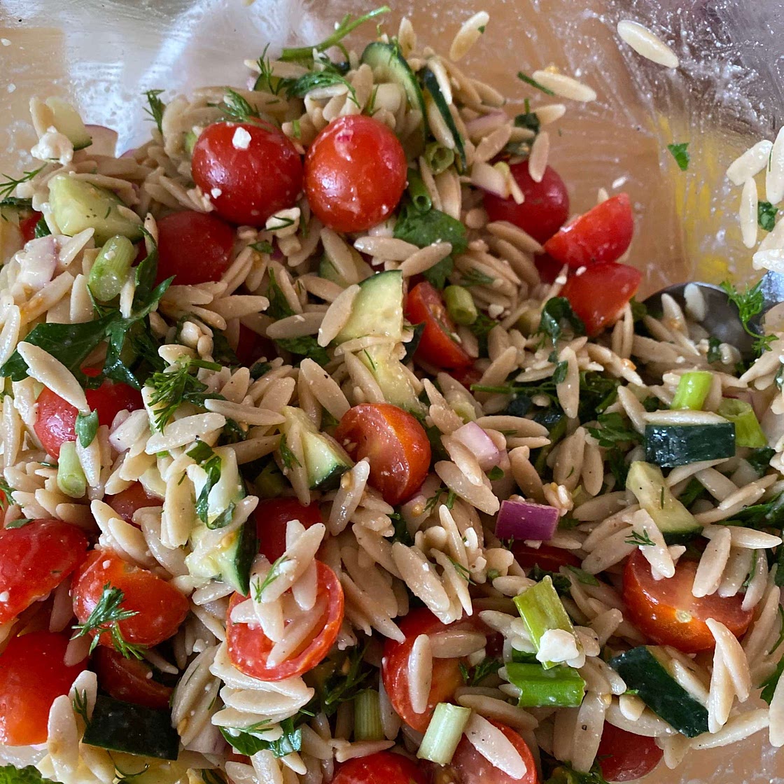 Lemon Orzo Salad