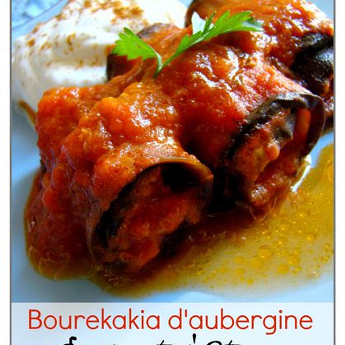 PLAT COMPLET : Bourekakia d'aubergine - En direct d'Athènes