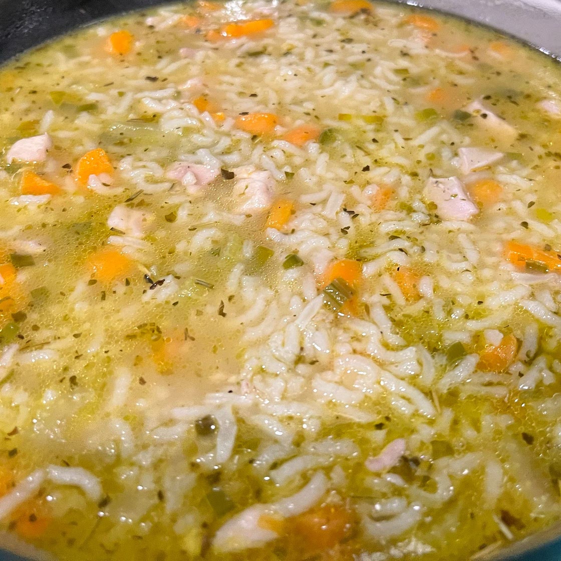 Low FODMAP Instant Pot Chicken and Rice Soup (Gluten-Free, Dairy-Free)