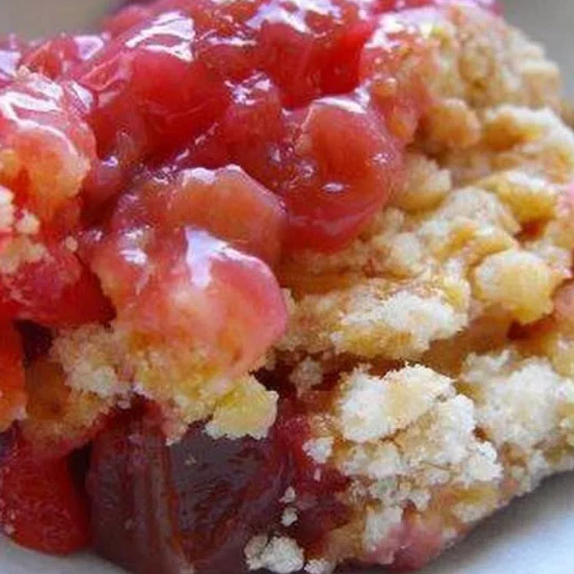Rhubarb Dump Cake