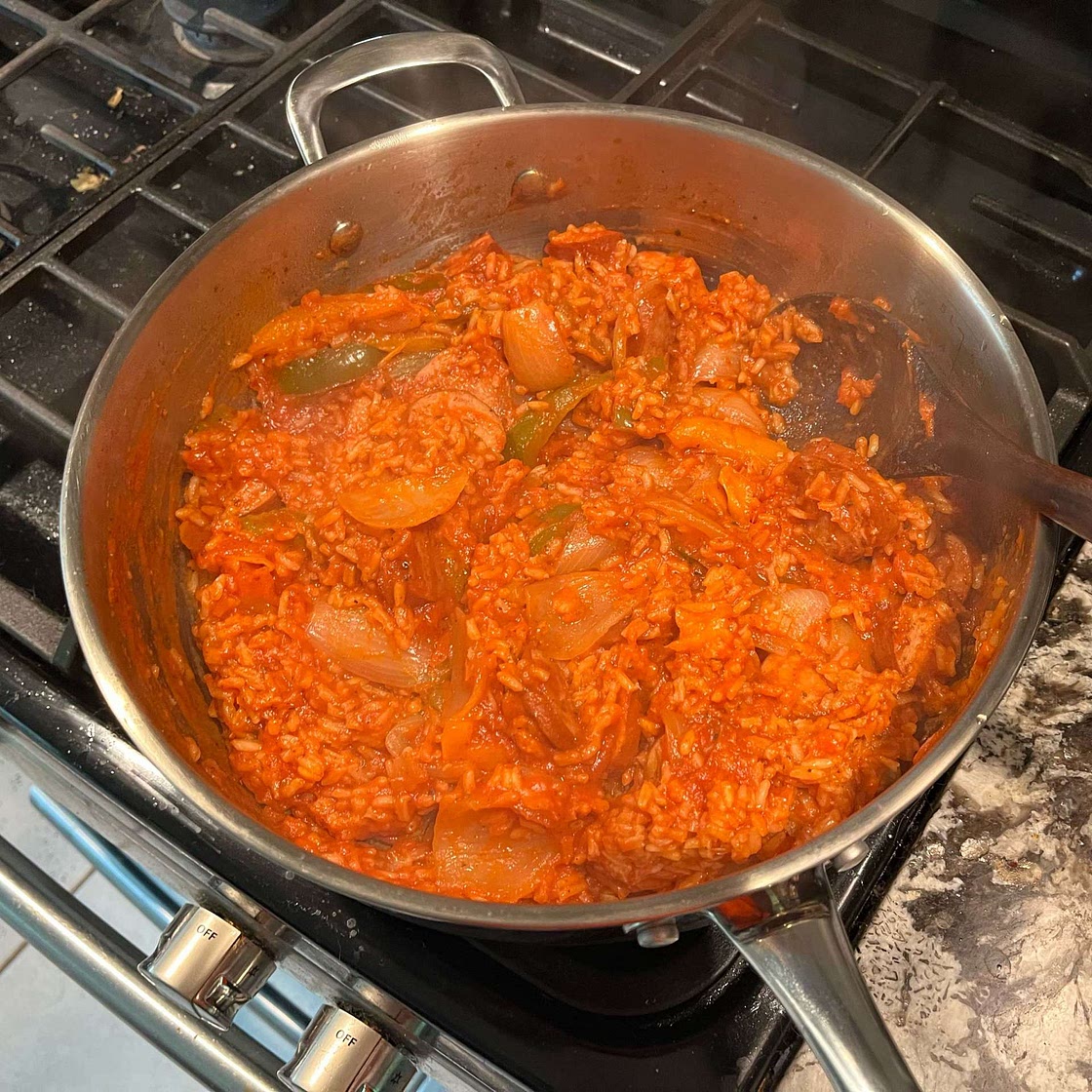 Sausage and Rice Skillet Dinner