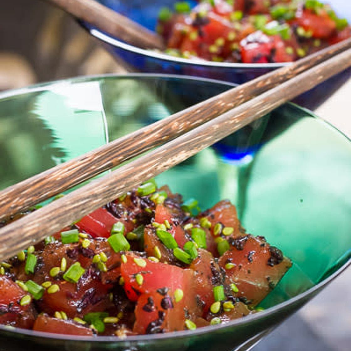 Aji Tuna Poke-tini