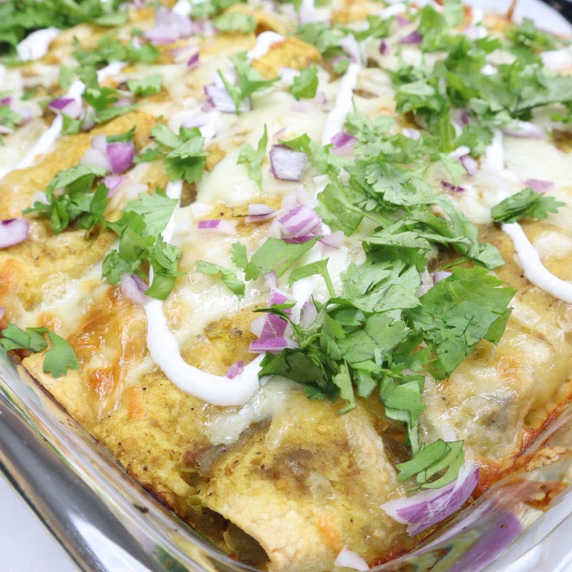 Sweet Potato & Black Bean Enchiladas