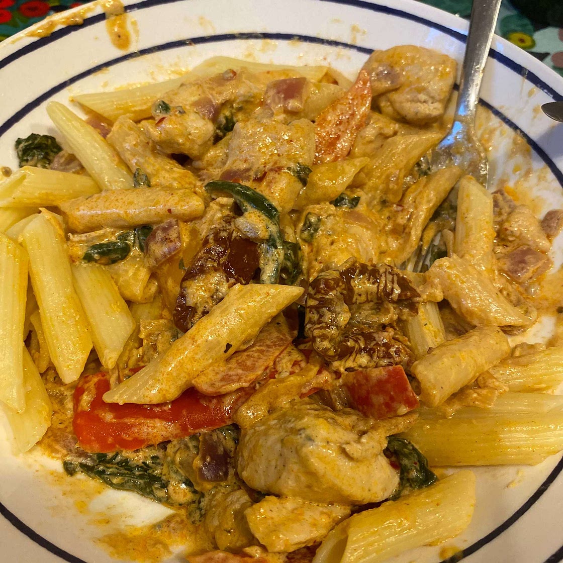 Creamy Spicy Chicken Pasta