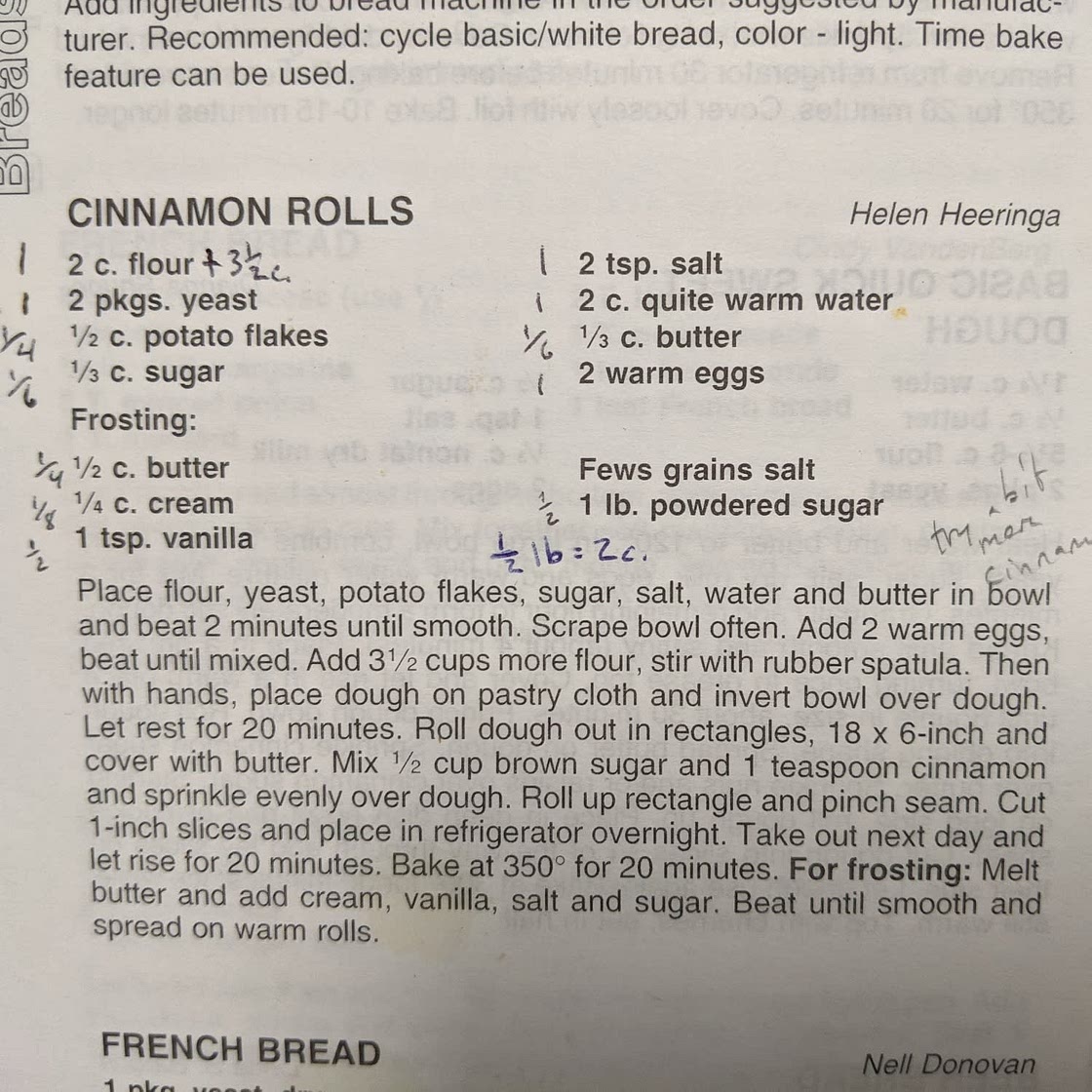 Cinnamon Rolls