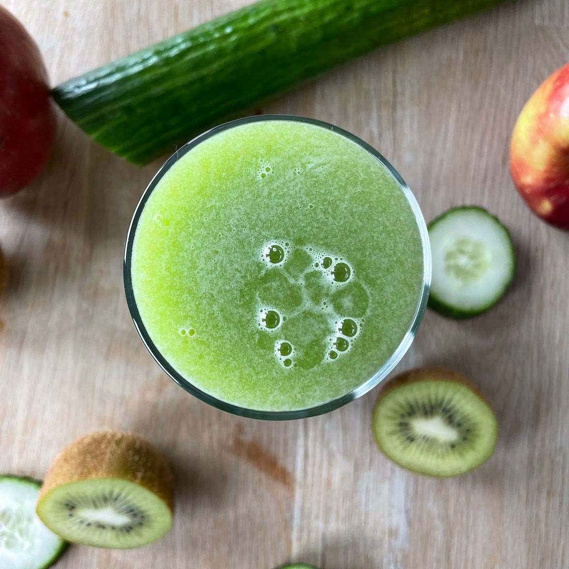Apple Cucumber Kiwi Juice recipe 